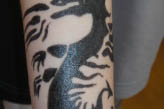 dragon temporary tattoo